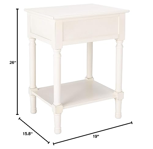 Safavieh Home Collection Ryder Black 1-Drawer Accent Table Y8198