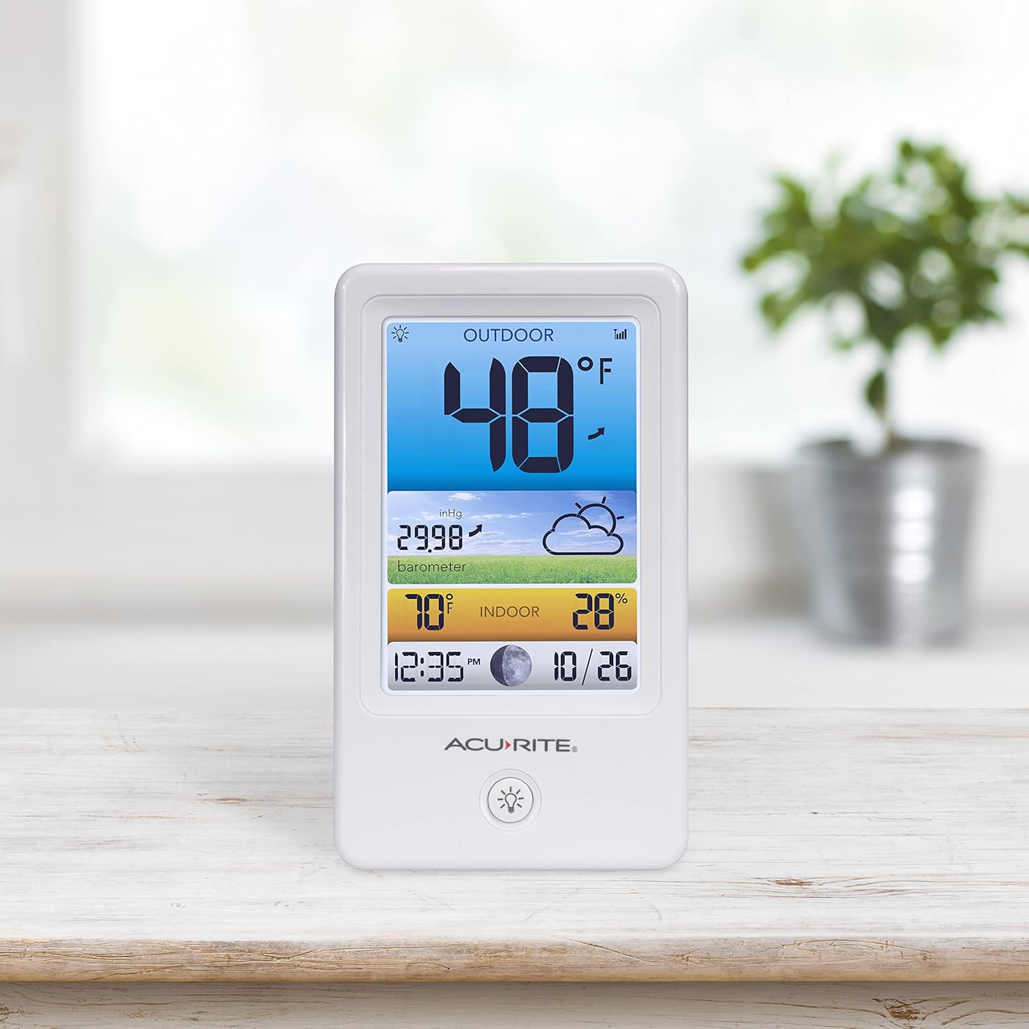 AcuRite Color Weather Station with Temperature, Humidity and Forecast B539