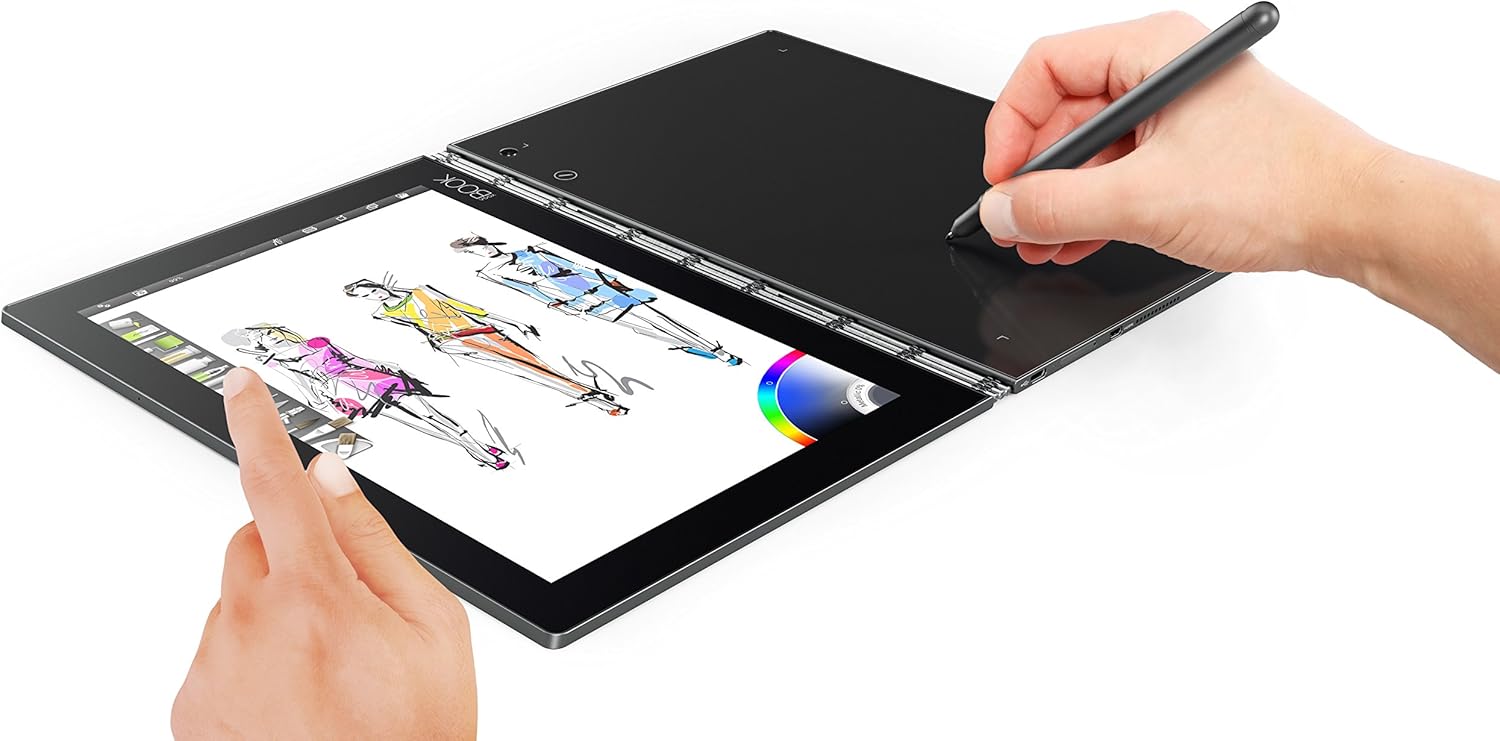 Lenovo Yoga Book 2 in 1 Tablet, FHD 10.1" Android, 4GB RAM, 64GB SSD, Gunmetal L921366