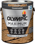 Olympic Maximum 1 gal. Redwood Semi-Transparent Exterior Ready to Use Stain and Sealant in One Low VOC