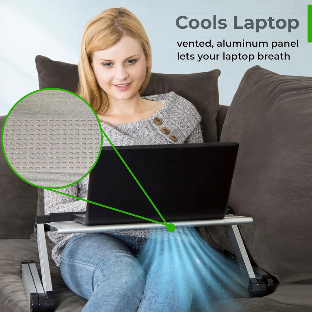WorkEZ Executive Adjustable Ergonomic Aluminum Laptop Cooling Stand D69902