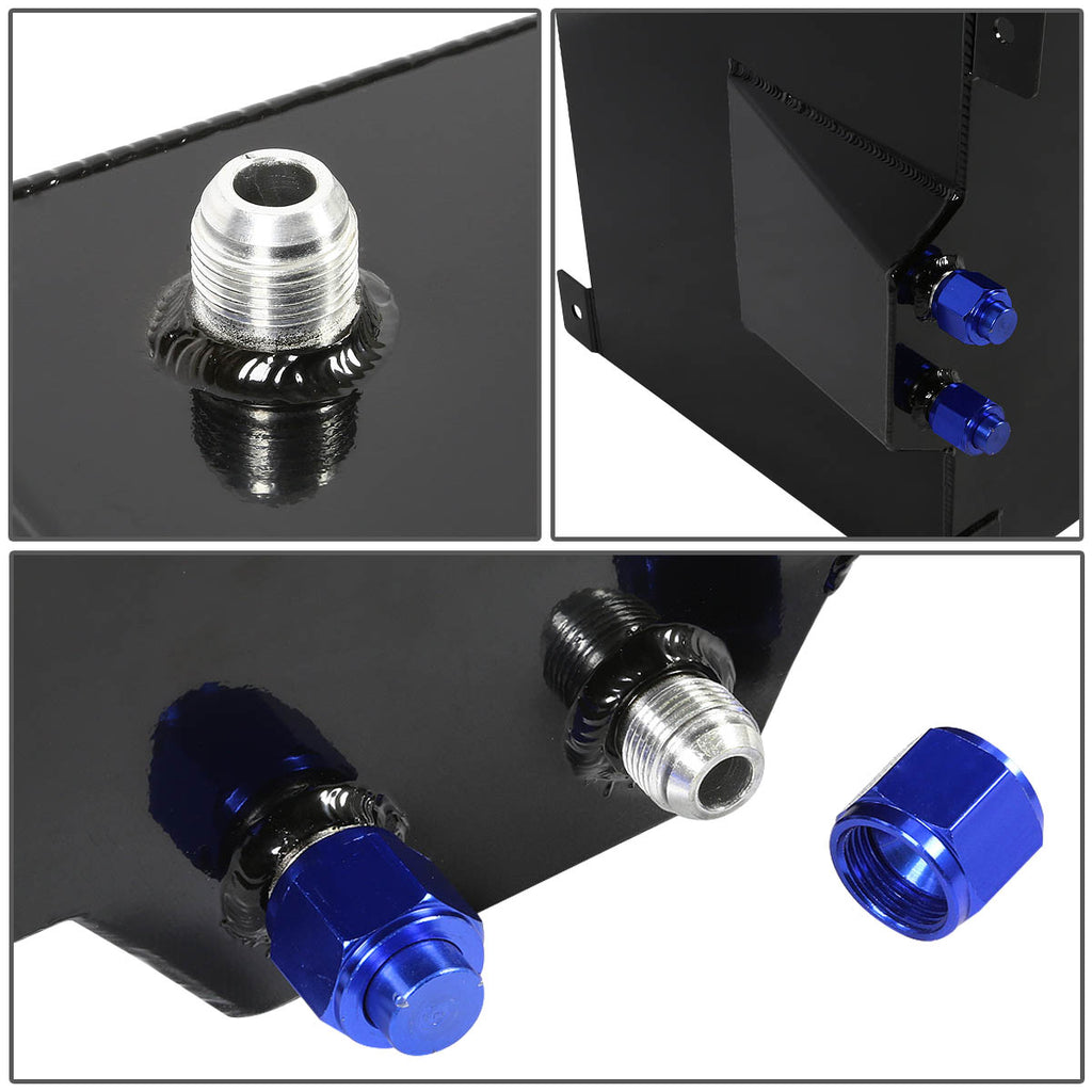 5-Gallon Aluminum Racing Fuel Cell Black Gas Tank with Level Sender and Cap P268