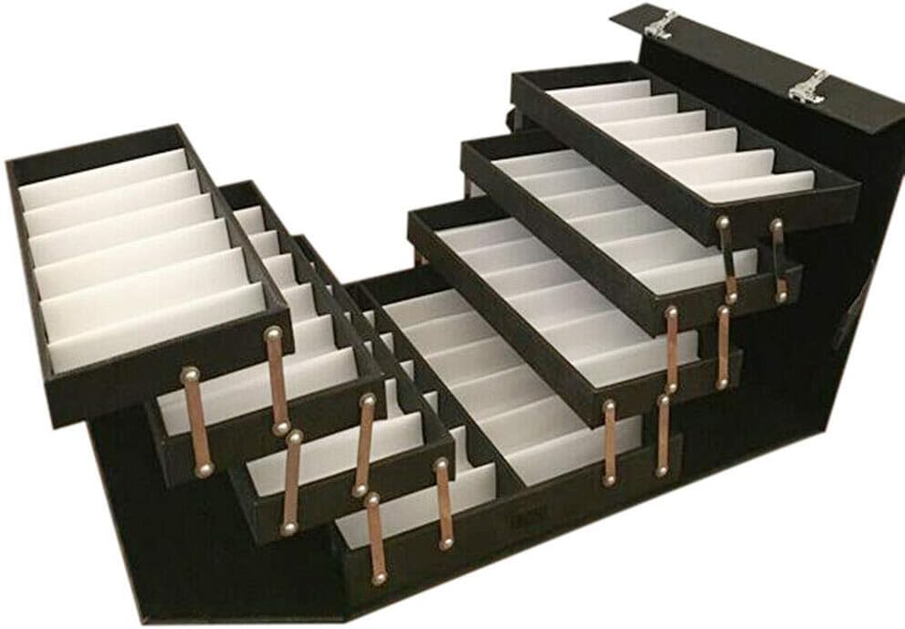 TFCFL Sunglasses Organizer Storage Box with Clear Glass Lid, 48 Slots U6583