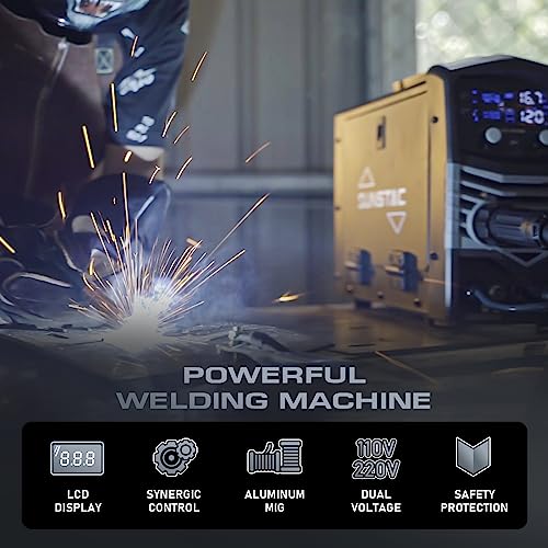 140Amp MIG Welder 110V, 3 in 1 Flux Core/Lift TIG/Stick with IGBT Inverter N8335