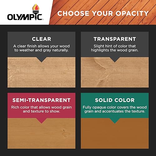 Olympic Maximum 1 gal. Redwood Semi-Transparent Exterior Stain and Sealant X91862