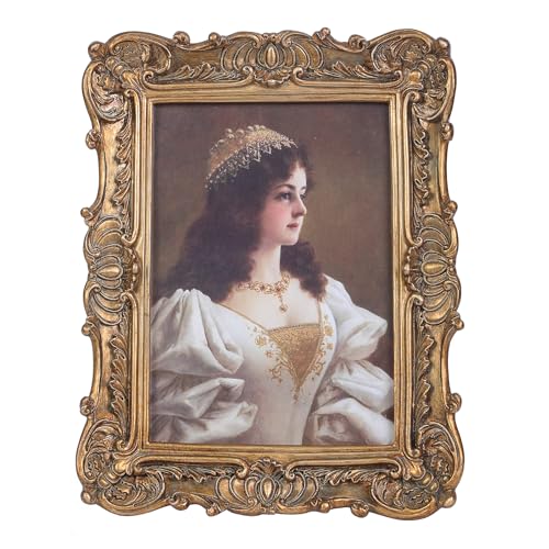 Antique Picture Frames 8x10 Vintage Victorian Ornate with Glass, Black S55546