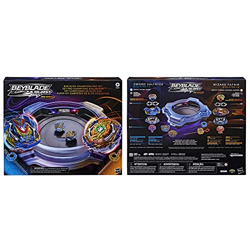 BEYBLADE Burst Pro Series Evo Elite Champions Pro Set with Beystadium, 2 Tops and 2 Launchers L459812