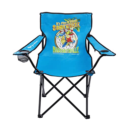Margaritaville Folding Chair with Wireless Speakers, Bluetooth, Cup Holder B490248