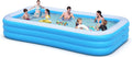 Extra Large Inflatable Pool for Adults, 145"x74"x22" Big Thickened Swimming Pool, Full Size Family Blow Up Pools for Backyard Home Garden Lawn Indoor Outdoor
