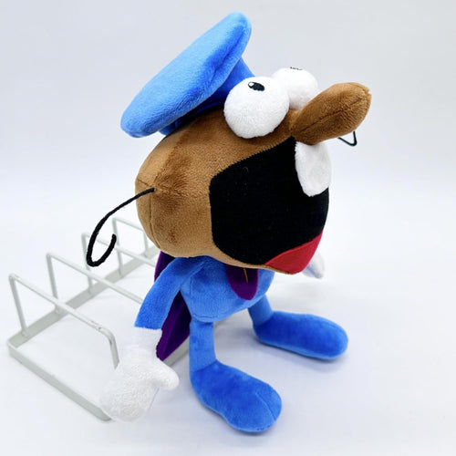 10" Blue Pizza Tower Chef Noise Plush Toy E72360