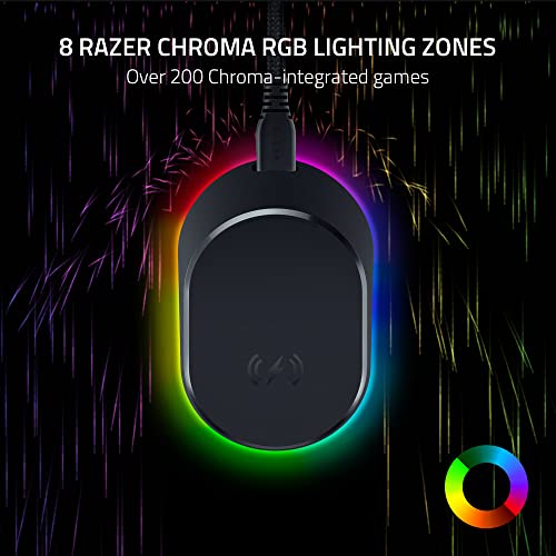 Razer Naga V2 Pro Wireless Gaming Mouse with Interchangeable Side Plate, 20K DPI Optical Sensor, Chroma RGB X512