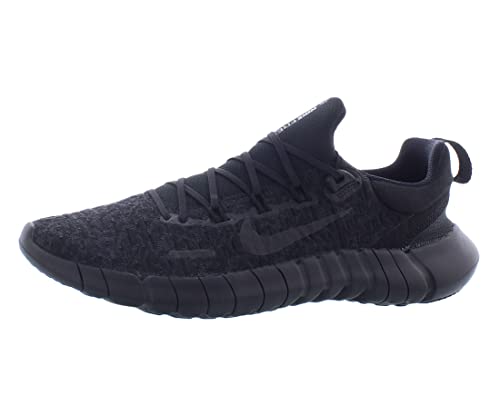 Nike Men's Free RN 5,0 2021 Running Shoe, Black/Black-Off Noir, 10 UK