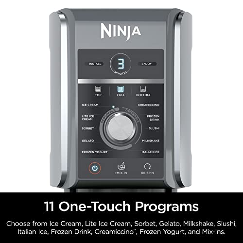 Ninja CREAMi Deluxe 11-in-1 Ice Cream and Frozen Treat Maker, NC501C Canadian Version D667