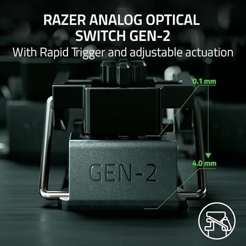 Razer Huntsman V3 Pro Mini 60% Esports Gaming Keyboard, Analog Optical Switches, Black K906