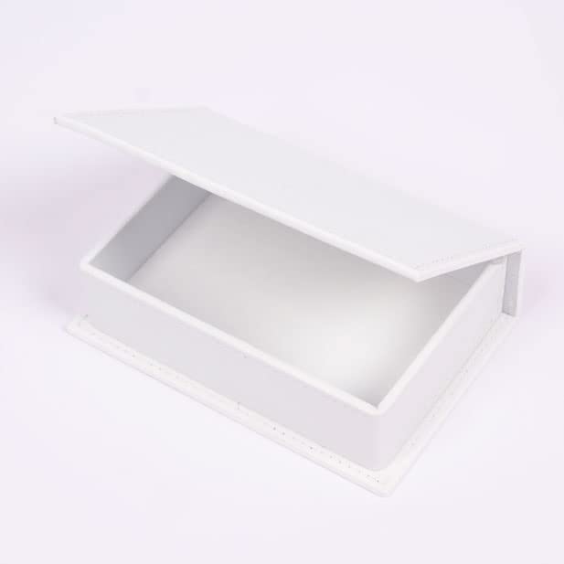Leather Desk Pad Organizer Set 14 Pieces White C658005