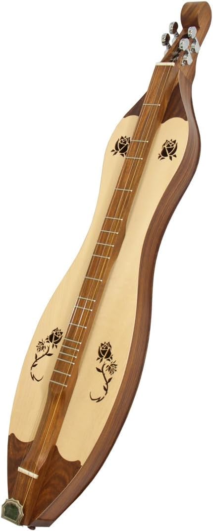 Roosebeck Grace Mountain Dulcimer w/Rose Soundholes - 4-Strngs