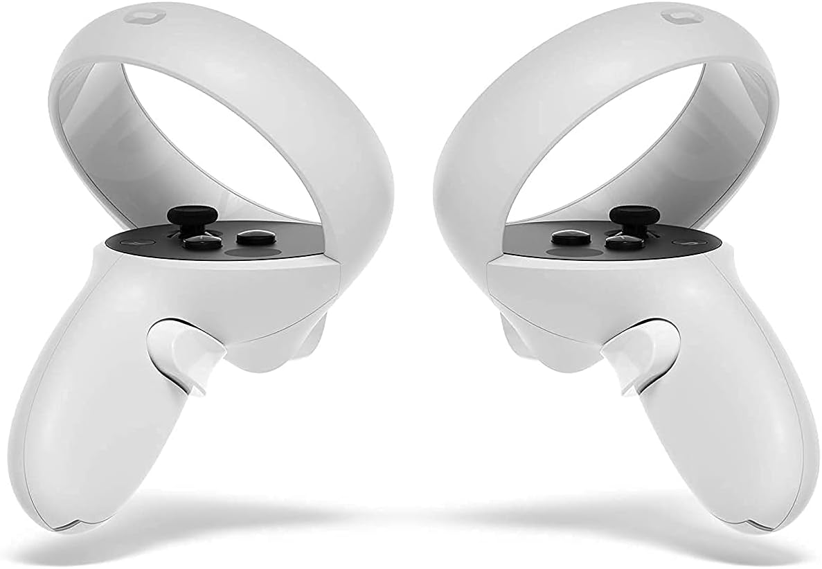Oculus Quest 2 128GB VR Gaming Headset with Silicone Face Covers (Renewed) M824500