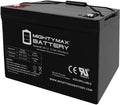 Mighty Max Battery 12V 100Ah SLA AGM Battery for Off Grid Solar Panels