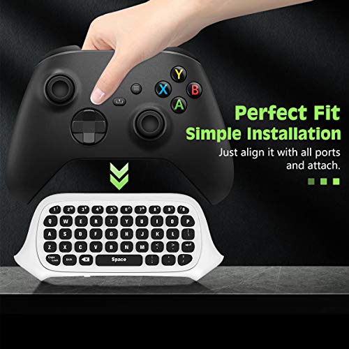 TiMOVO Wireless Chatpad Keyboard for Xbox One & Series X/S, Black Z64892