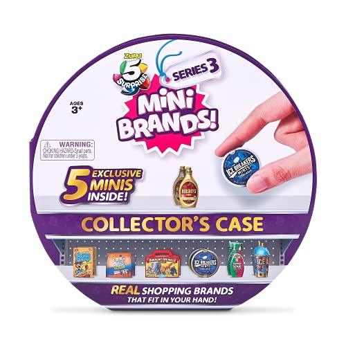 5 Surprise Mini Brands Collector's Kit by ZURU - Kids Toy with 3 Mystery Capsules E17384