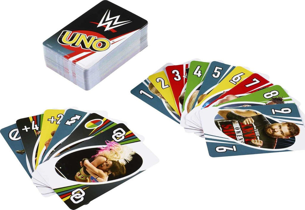 UNO Card Game, Matching WWE Superstars, for 2-10 Players Ages 7+ G785058