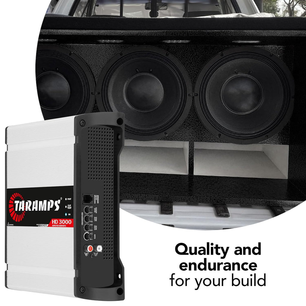Taramps HD 3000 2 Ohm Monoblock Car Audio Amplifier O6836