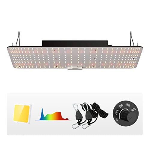VEVOR LED Grow Light, 200W Full Spectrum Dimmable, High Yield Grow Lights for Indoor Plants, Samsung 281B+PRO Chips for Plants Growing, Daisy Chain Driver, 3 * 3/2 * 4 ft Grow Tent