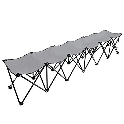 Trademark Innovations Portable 6-Seater Folding Sports Bench M255