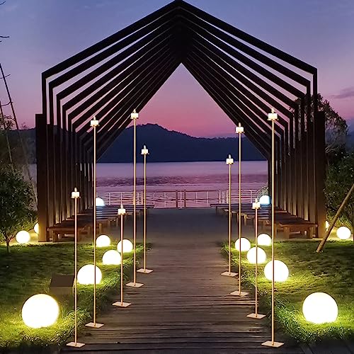 60'' Floor Candelabra Holder for 9 Arm Candlesticks, Black Metal F366