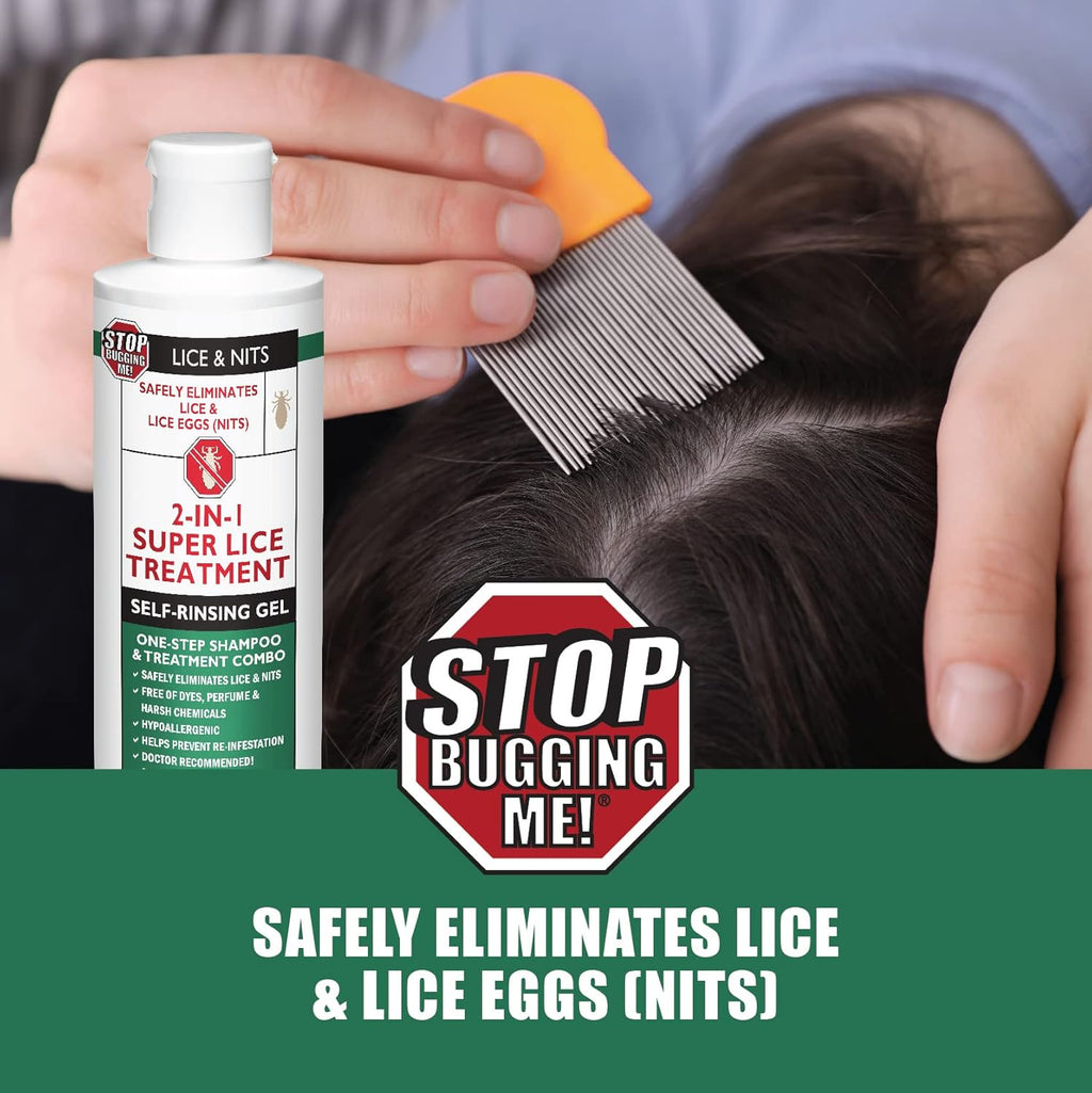 All-Natural 2-in-1 Lice Treatment Gel Shampoo, 8 oz O968