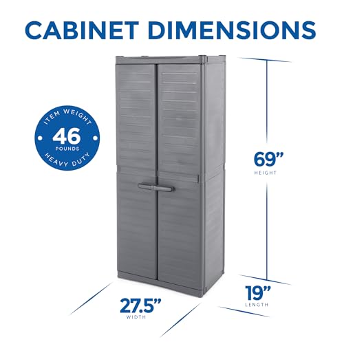 Gracious Living MaxIt Heavy Duty Base Cabinet with 2 Adjustable Shelves A87073