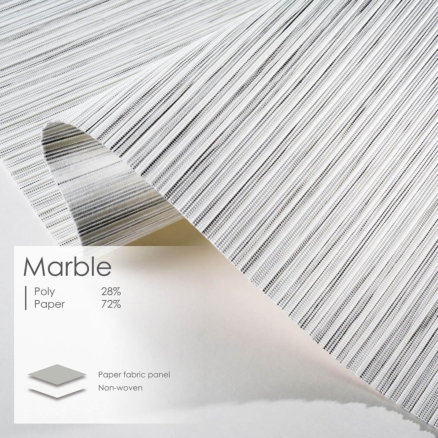 GoDear Design Adjustable Vertical Blinds for Sliding Glass Doors, Marble X79995