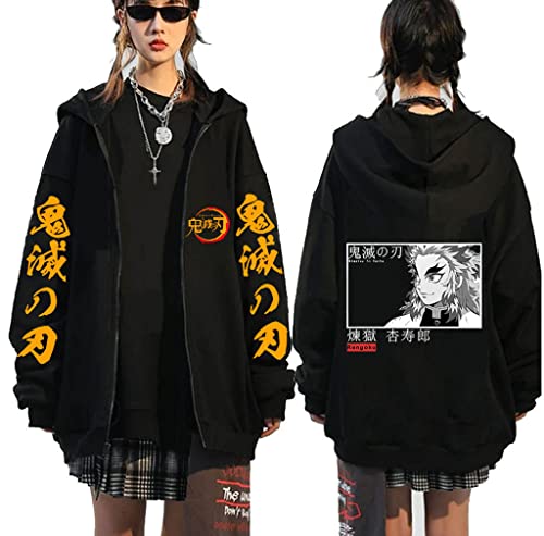 Symish Animes Hoodie Sweatshirts Casual Streetwear Pullover Harajuku Tracksuit Zip up Jacket Sweatshirt Tops