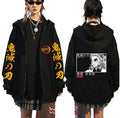 Symish Animes Hoodie Sweatshirts Casual Streetwear Pullover Harajuku Tracksuit Zip up Jacket Sweatshirt Tops