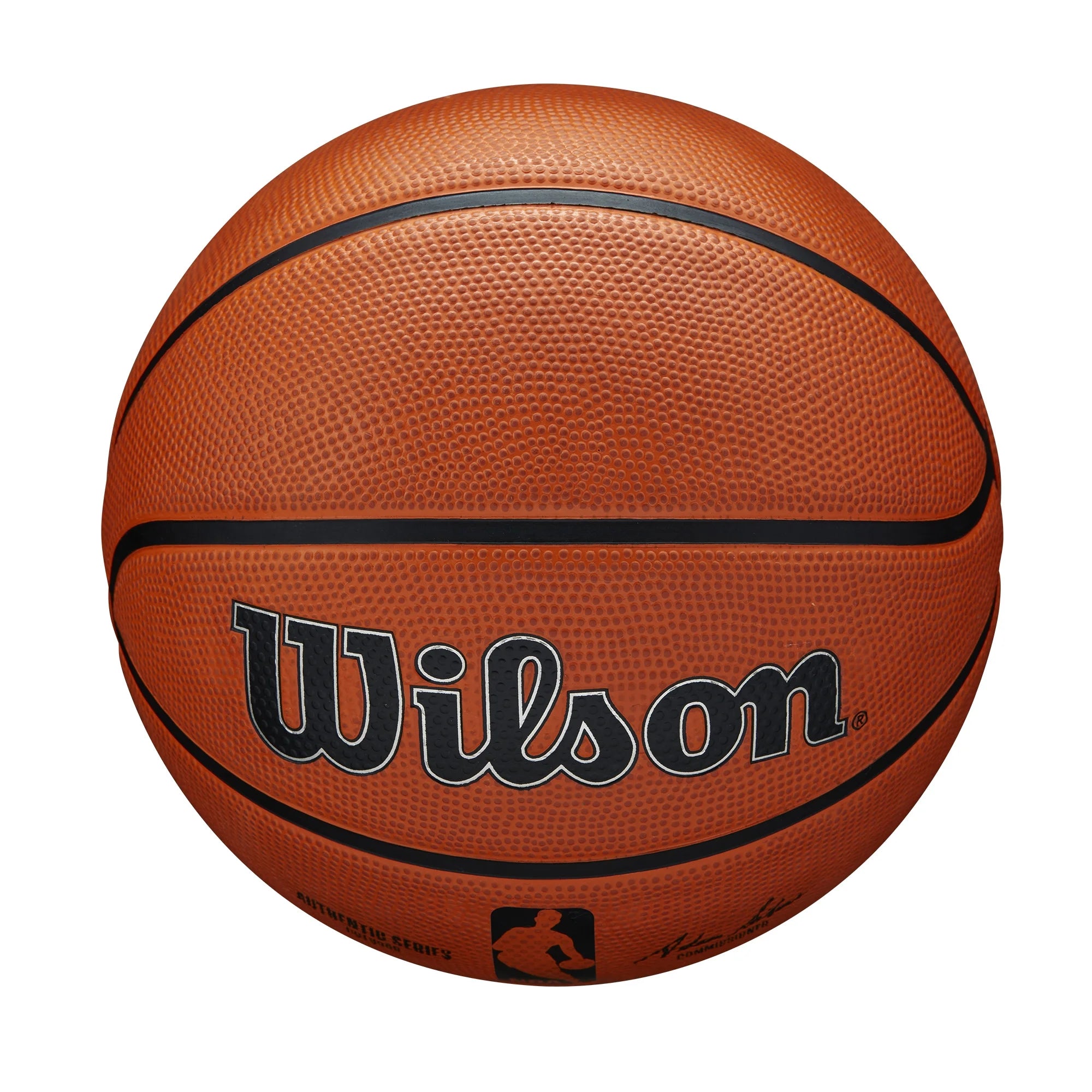 Wilson NBA Authentic Outdoor Basketball, Brown, 29.5 in W549