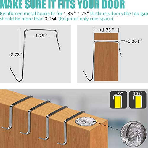Over The Door Shoe Organizer 35 Mesh Pockets Hanging Rack H529