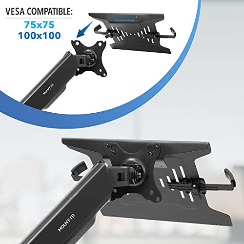 Mount-It! Full Motion Laptop and Monitor Desk Stand with VESA Mount F231