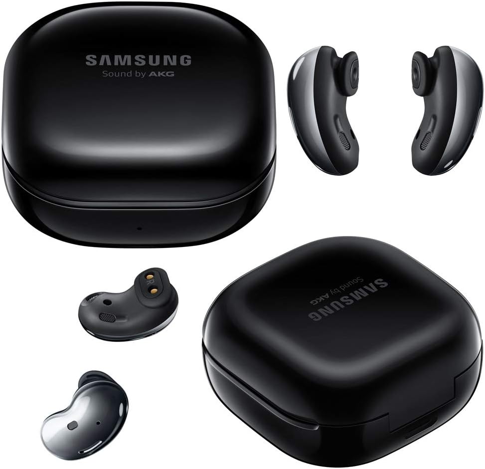 Samsung Galaxy Buds Live (ANC) Wireless Earbuds for iOS & Android, Mystic Black (Renewed) C69603
