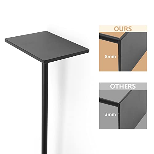 60'' Floor Candelabra Holder for 9 Arm Candlesticks, Black Metal F366