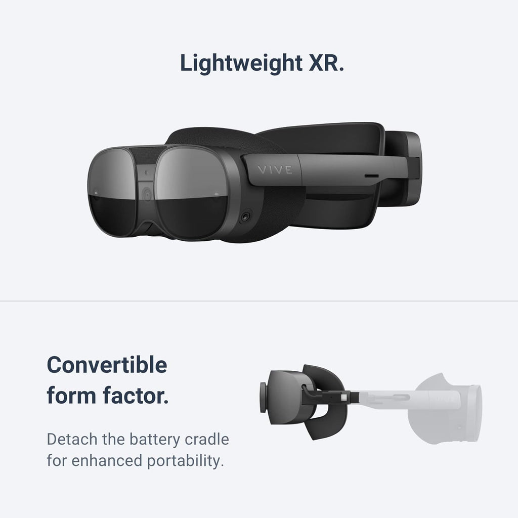 HTC Vive XR Elite Virtual Reality Headset with Controllers E99388