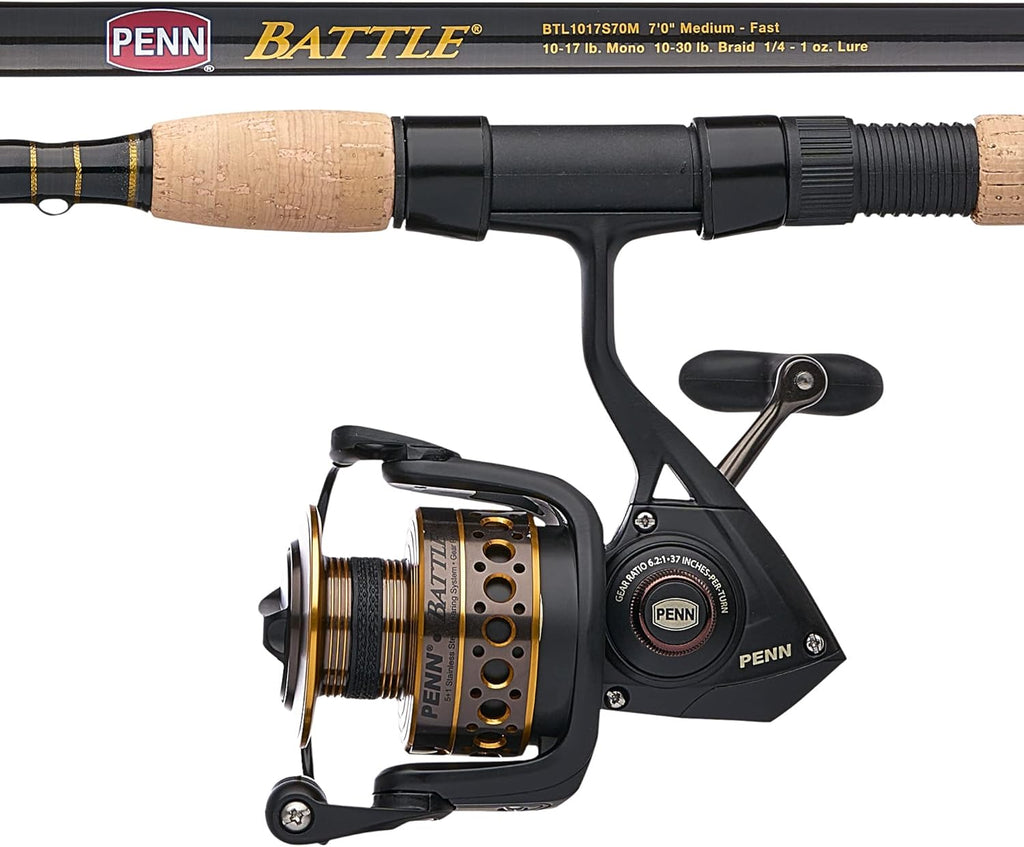 Penn Battle Spinning Reel and Fishing Rod Combo M312764