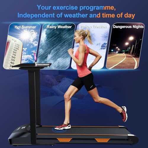 Walking Pad Under Desk Treadmill with Incline for Home Office U812