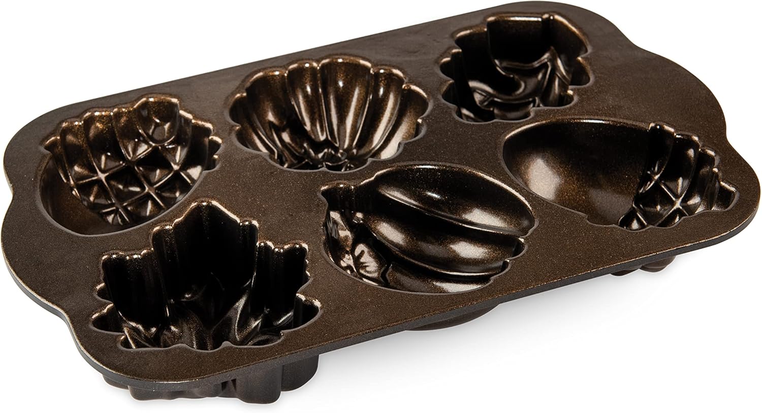Nordic Ware Autumn Treats Pan, Bronze K7138