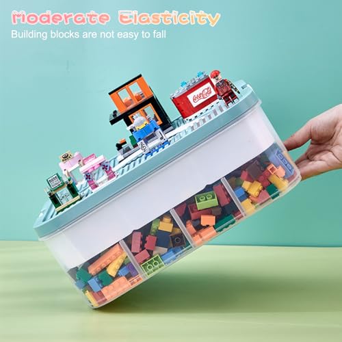 Toys Organizer Storage Case with Lids for Lego Building Blocks J32151
