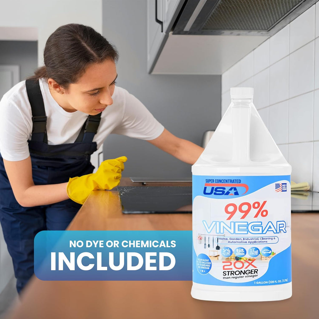 99% Pure Vinegar Concentrated Cleaner - 1 Gallon S5251