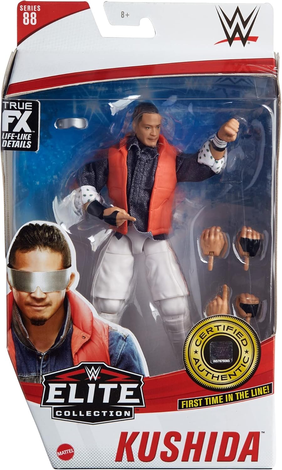 Mattel WWE Kushida Elite Collection Action Figure, 6-in Posable Collectible Toy W16881