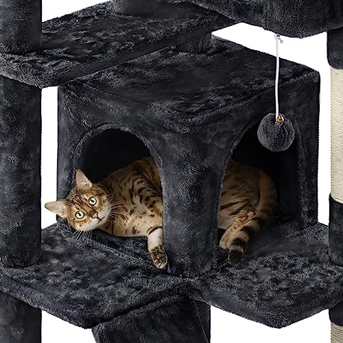 Yaheetech 54in Cat Tree Tower Condo Furniture with Scratch Post Y196