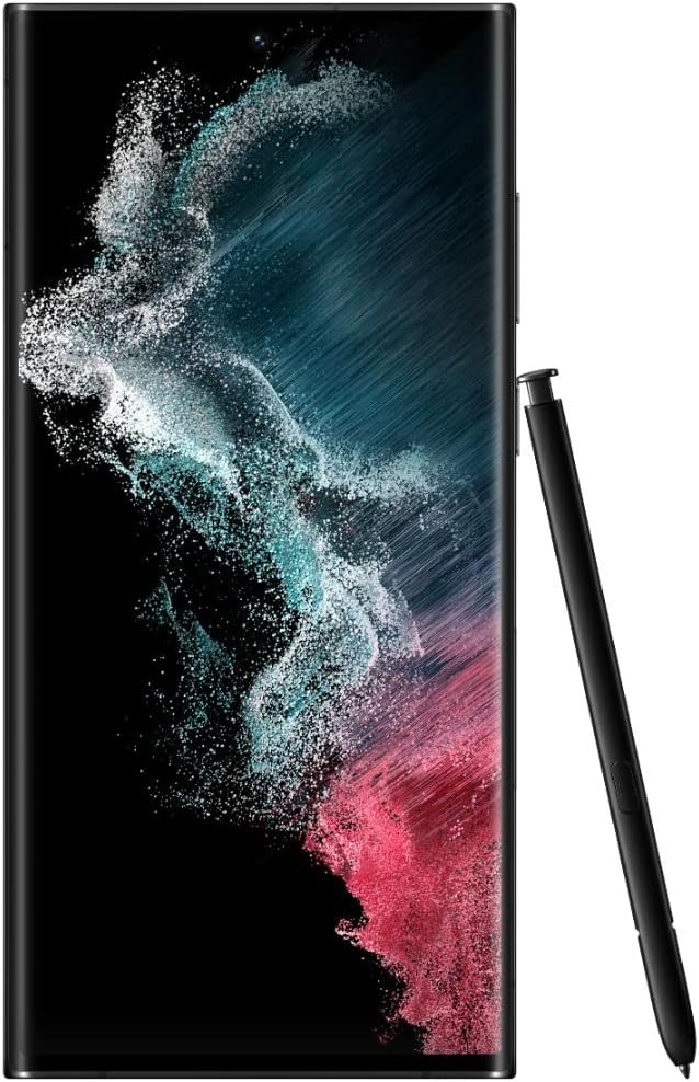 Samsung Galaxy S22 Ultra 5G Factory Unlocked Smartphone, 256GB, Phantom Black D195048