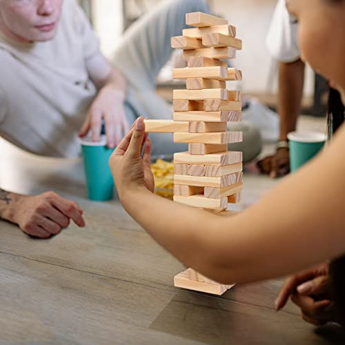 Classic Wooden Tumbling Tower Game with Carry Case L140583