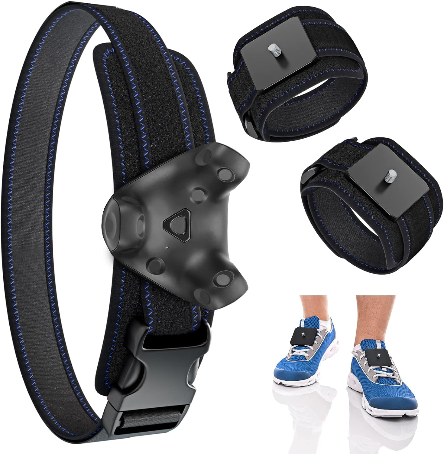 VR Tracker Straps and Belt Accessories for Full Body Tracking, Compatible with PC HTC Vive Trackers (Trackers NOT Included)
